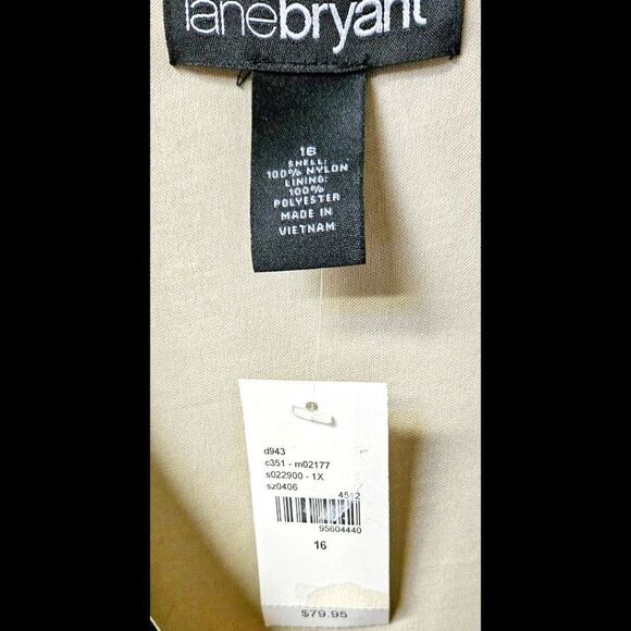 NEW Lane Bryant Plus Size Black Lace Overlay Midi Cocktail Dress. - Picture 9 of 12